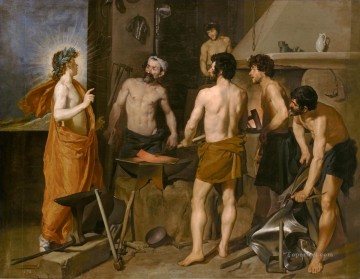 Diego Velazquez Painting - The forge of Vulcan Diego Velazquez